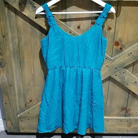TEAL SEQUINS NATIVE MINI DRESS TRIBAL COLORFUL COWGIRL SIZE SMALL - Picture 3 of 8